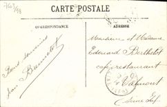 VINTAGE POSTCARD Thrown Nice Walk Fountain of the Tritons and Monument of the Centenary