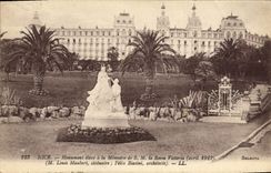 VINTAGE POSTCARD Nice Monument raised with the Memory of S M the Victorie Queen