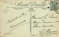 El monumento de la POSTAL de la VENDIMIA Niza crió con la memoria de S M a reina de Victorie