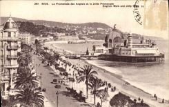 CPA Nice Le Promenade des Anglais et la Jetee Promenade 
