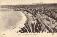 CPA Nice Vue generale prise du Chateau