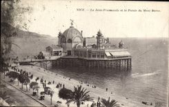 CPA Nice La Jetee Promeande et la Pointe du Mont Boron