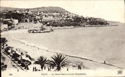 VINTAGE POSTCARD Nice the Boron Mount and Ponchettes