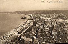 CPA Nice Vue generale prise du Chateau