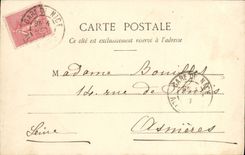 VINTAGE POSTCARD Nice Beach Walk of the South by heavy swell