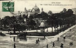 CPA Nice Palais de la Jetee et Nouveaux Jardins 