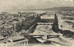 Muelles de la opinión de la POSTAL de la VENDIMIA Niza