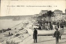 CPA Nice Les Bateaux de Peche au Quai du Midi