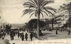 CPA Nice La Promenade et l'Hotel des Anglais 