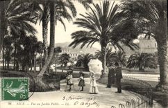 CPA Nice Vue au Jardin Public 