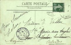 CPA Nice La Place Massena Tramway