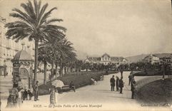 CPA Nice Le Jardin Public et le Casino Municipal 