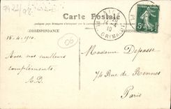 VINTAGE POSTCARD Nice the Spangle and the Barla Bridge