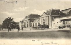 CPA Nice La Gare 