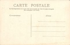 POSTAL de la VENDIMIA Niza el castillo de Lesage de la escalera