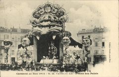 VINTAGE POSTCARD Carnival of Nice XXXII pennies its palate