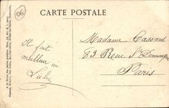 CPA Nice Avenue de la Gare Tramway