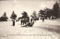 CPA Sports d'Hiver a Peira Cava Environs de Nice Luge Sports d'hiver Ski 