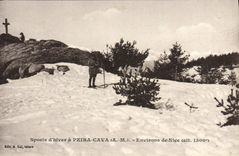 CPA Sports d'Hiver a Peira Cava Environs de Nice Skis Sports d'hiver