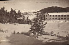 CPA Peira Cava Mess des Officiers Militaria 