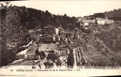 La POSTAL Peira de la VENDIMIA minó el panorama visto de la placa de Pedro