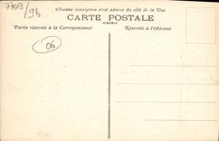 La POSTAL Puget Theniers de la VENDIMIA coloca la calle de las cortes de ley de Bual