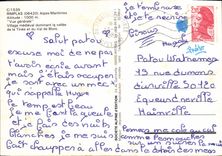 POSTAL MODERNA valle de la opinión de Rimplas del tinee y del Vla de Blore