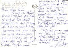 MODERN CARD Roquebrune Cape Martin View the old castle