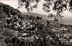 MODERN CARD Roquebrune View the Italian Alps