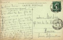 Camino de Martin del cabo de Roquebrune de la POSTAL de la VENDIMIA de la cornisa