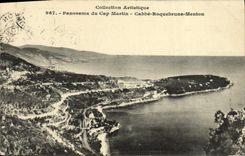 CPA Cap Martin Panorama Cabbe Roquebrune Menton