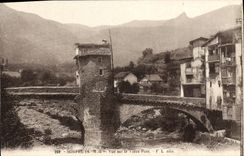 CPA Sospel Vue Sur le vieux pont