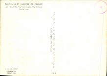 POSTAL MODERNA calle santa de Inés Vieille