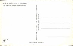 CPM Saint Jean Cap Ferrat la Plage le Port et Saint Hospice