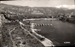 CPM Saint Jean Cap Ferrat Anse des fosses et vue sur Eze et Beaulieu 