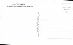 Opinión santa de Ferrat del cabo de Jean de la POSTAL de la VENDIMIA