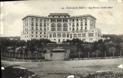 VINTAGE POSTCARD Surroundings of Nice Cape Tag Large Hotel