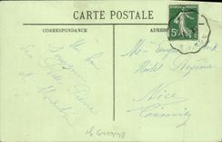 CPA Environs De Nice Route de la Corniche Le Cap Ferrat et la pointe Sainte Hospice