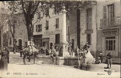 POSTAL Vence Pontaine de la VENDIMIA