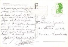 MODERN CARD Saint Laurent of the VAr the marina gardens the church