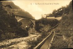 CPA Le Pont et le Canal de la Vesubie 