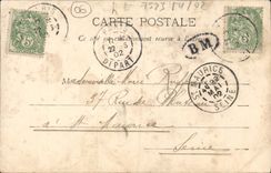 VINTAGE POSTCARD Holy Martin Vesubie Valley of Boreon