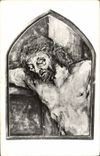 VINTAGE POSTCARD Saint Paul Way of Cross Manfredo Borsi Saint Paul Church