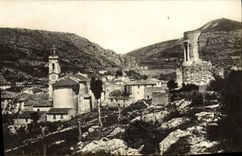 CPA La Turbie L'Eglise et la Tour d'Auguste