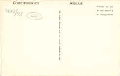 VINTAGE POSTCARD La Turbie Romance Gate