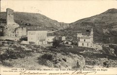 CPA La Turbie Tour d'Auguste et restaurant du Righi