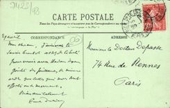 CPA La Turbie La Tour d'Auguste