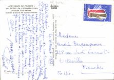 POSTAL MODERNA estación de Valberg de los deportes del verano y de invierno