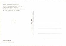 CPM Valberg Le Centre de la Station Chaine du Saint Honorat Les aiguilles de Pelens 