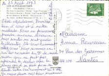 CPM Valberg L'hotel Les Flocons Le motel Holywood Le Mont Moutier 